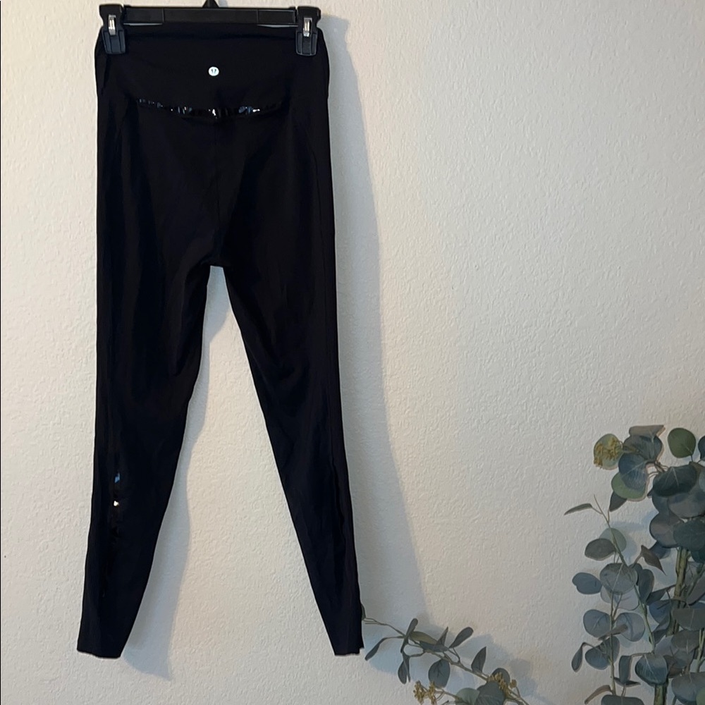 Lululemon gloss trim run high rise tights